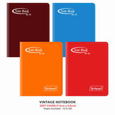 Vintage Notebook, (No. 25 & 30), (7.5cm x 9.5cm) Soft Cover Plastic